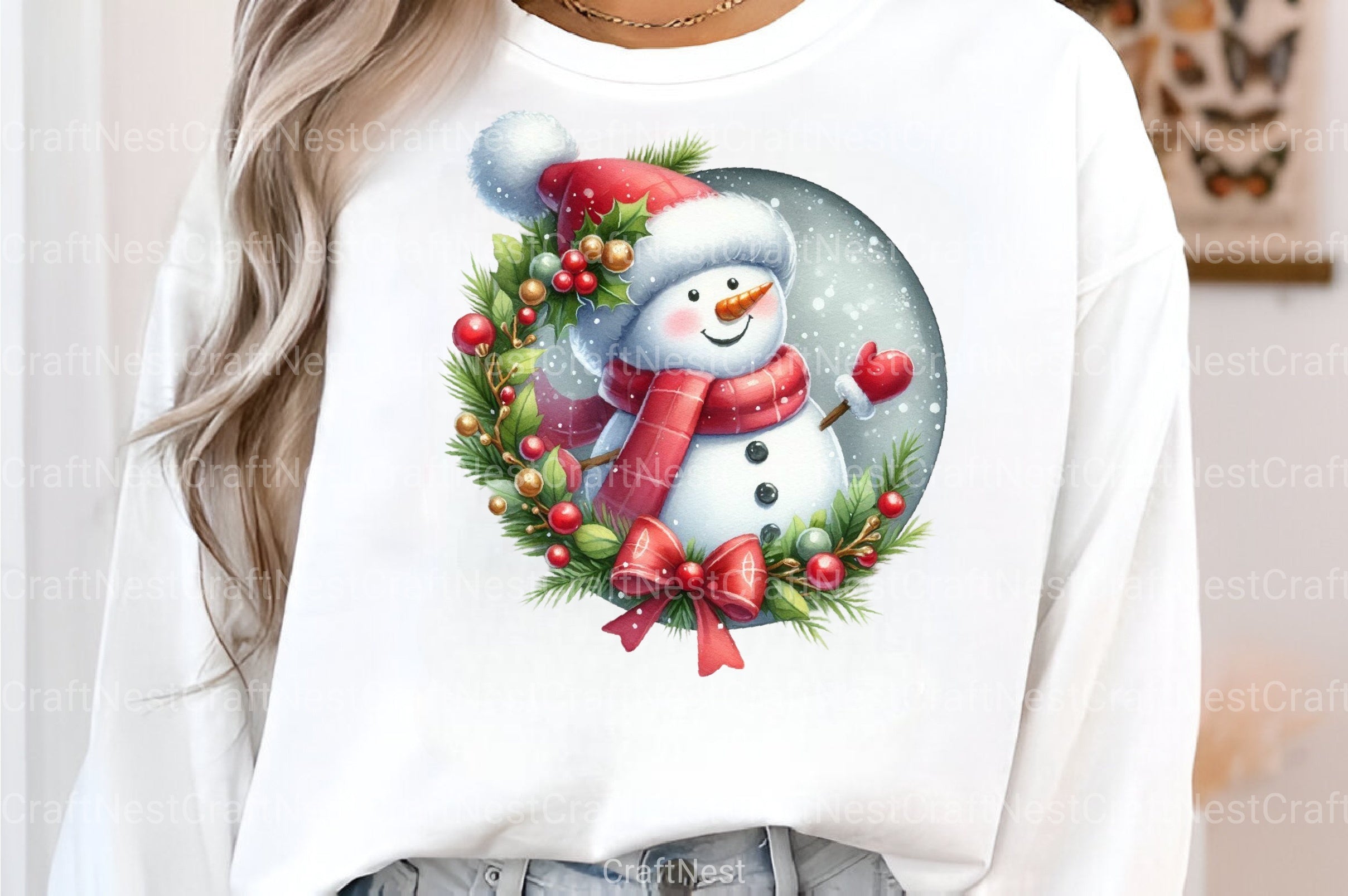 Festive Christmas Ornament Designs Clipart Bundle - CraftNest - Digital Crafting and Art