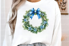 Blue Christmas Magic Winter Cozy Clipart Bundle 2 - CraftNest - Digital Crafting and Art