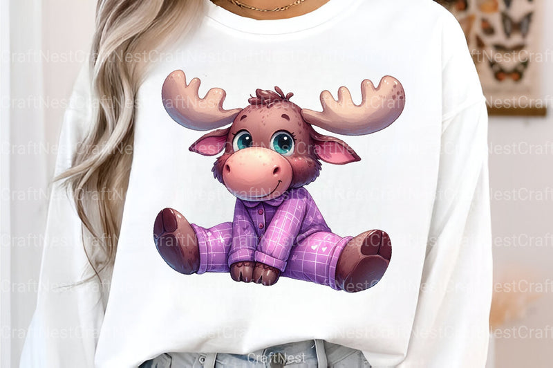 Funny Moose Clipart Bundle - CraftNest - Digital Crafting and Art