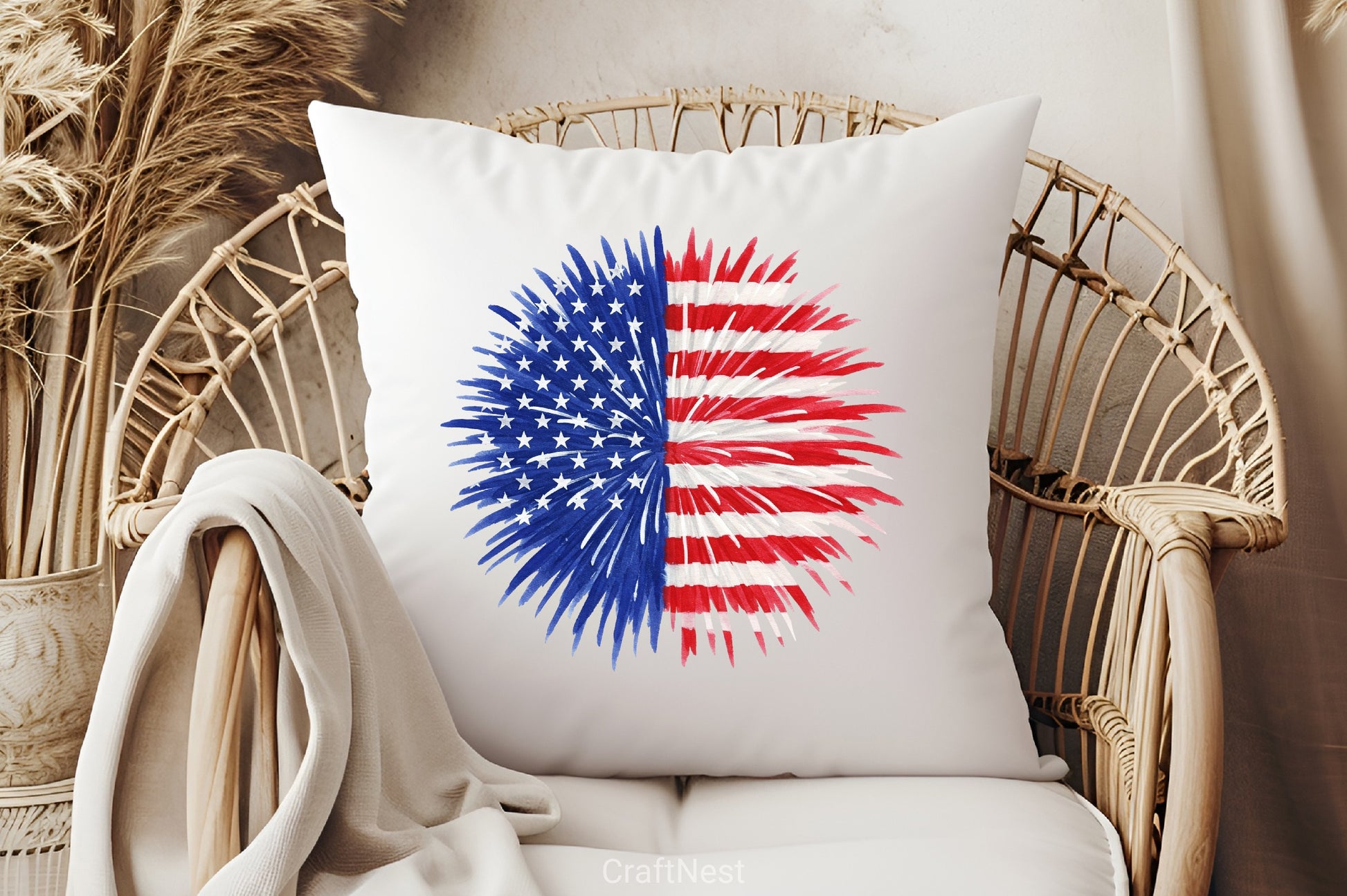 Happy 4th July Fireworks Clipart Bundle - CraftNest - Digital Crafting and Art