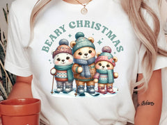 Beary Christmas Animal Christmas Clipart Bundle - CraftNest - Digital Crafting and Art