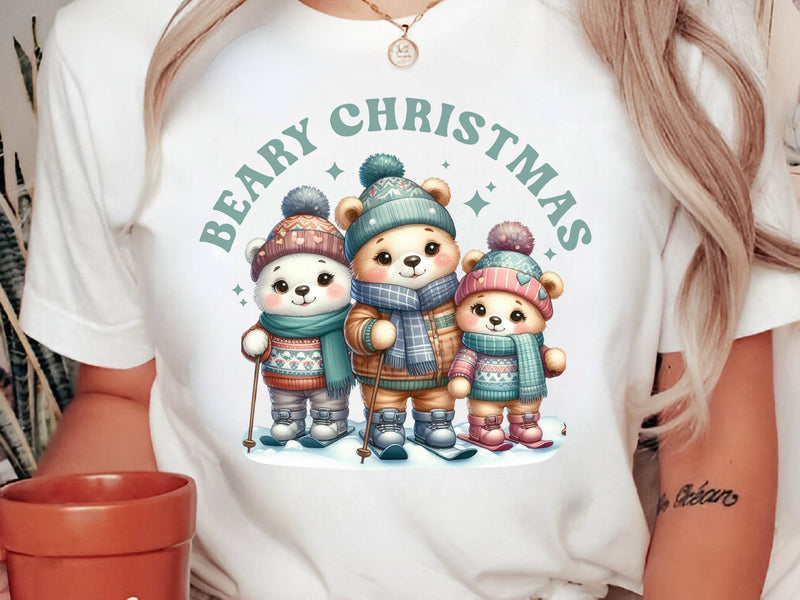 Beary Christmas Animal Christmas Clipart Bundle - CraftNest - Digital Crafting and Art