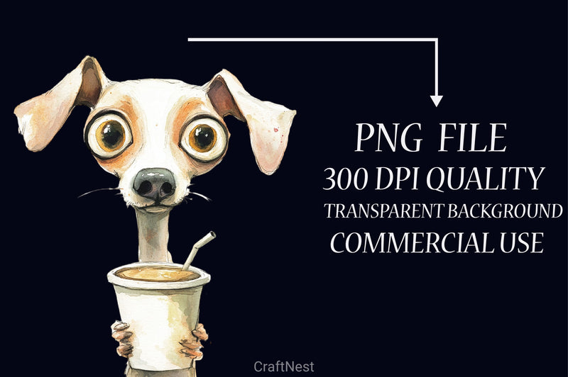 Crazy Dog Clipart Bundle - CraftNest - Digital Crafting and Art