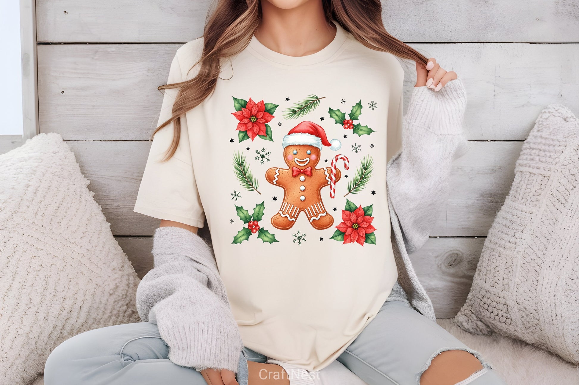 Retro Gingerbread Cookie Clipart Bundle - CraftNest - Digital Crafting and Art