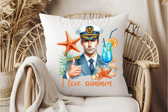 Matrose Sailor Marine Summer Boy Clipart Bundle - CraftNest - Digital Crafting and Art