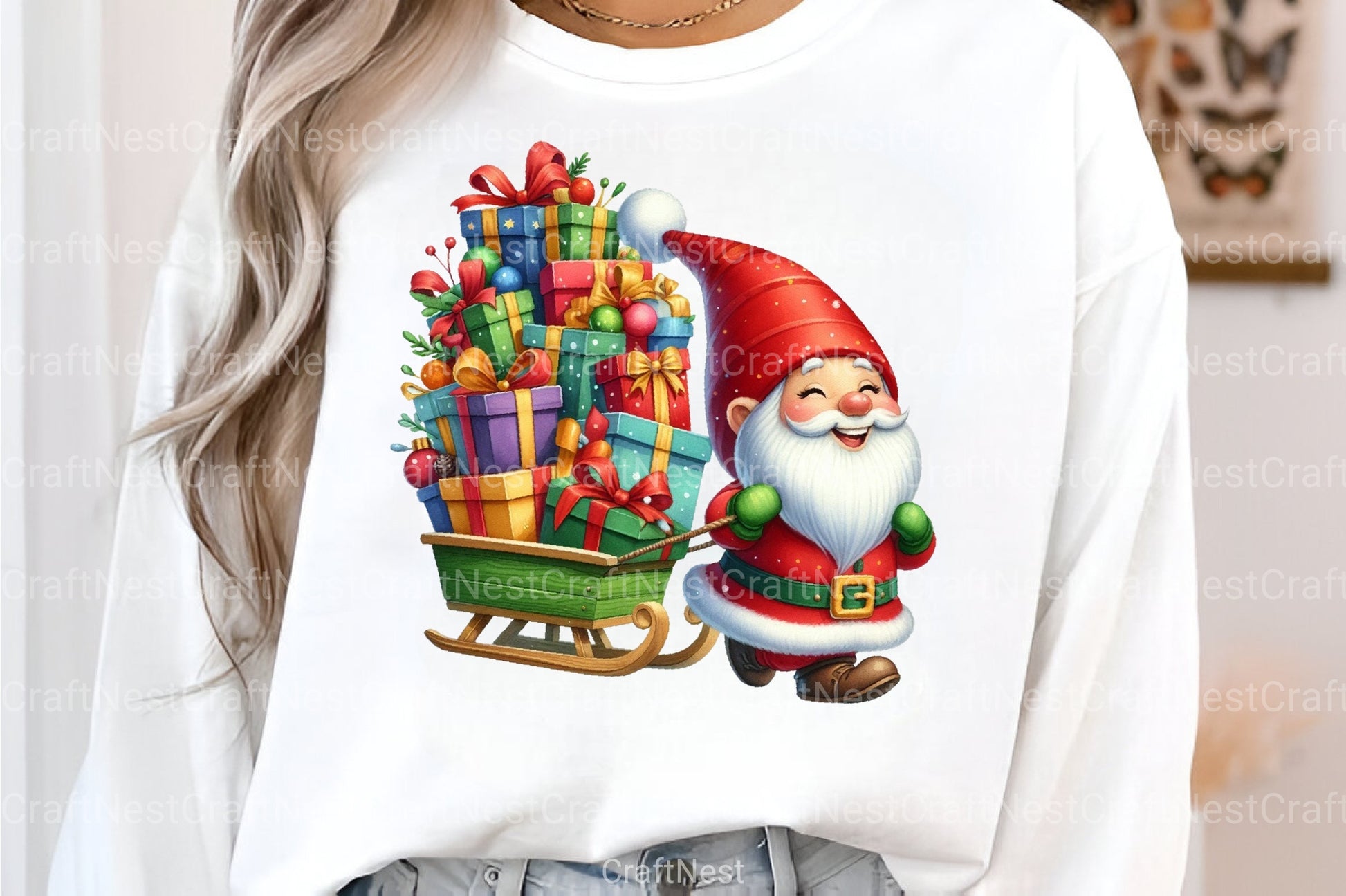 Gnome Christmas Cozy Clipart Bundle - CraftNest - Digital Crafting and Art