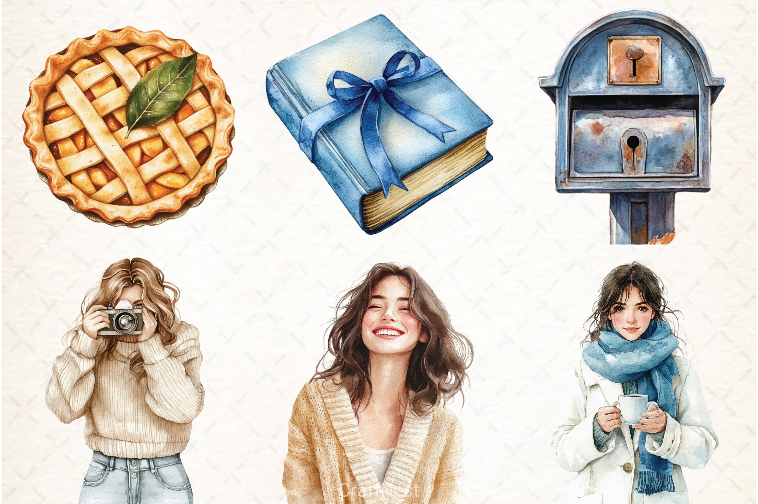 Velvet Autumn Clipart Bundle - CraftNest - Digital Crafting and Art