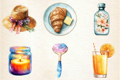 Morning Routine Pastel Clipart Bundle - CraftNest - Digital Crafting and Art