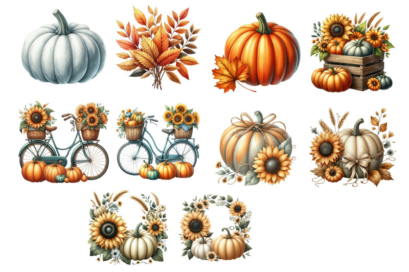 Autumn Clipart Bundle 6 - CraftNest - Digital Crafting and Art