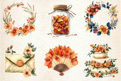 Autumn Wedding Clipart Bundle 2 - CraftNest - Digital Crafting and Art