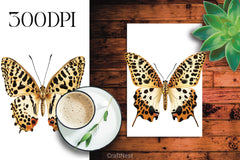 Leopard Butterfly Clipart Bundle - CraftNest - Digital Crafting and Art