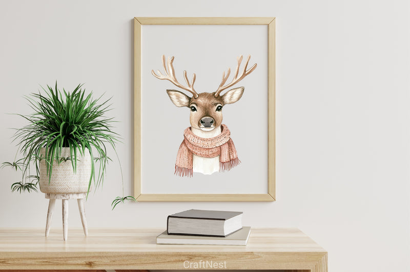 Cozy Rustic Christmas Clipart Bundle - CraftNest - Digital Crafting and Art