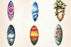 Summer Surfboard Clipart Bundle 2 - CraftNest - Digital Crafting and Art