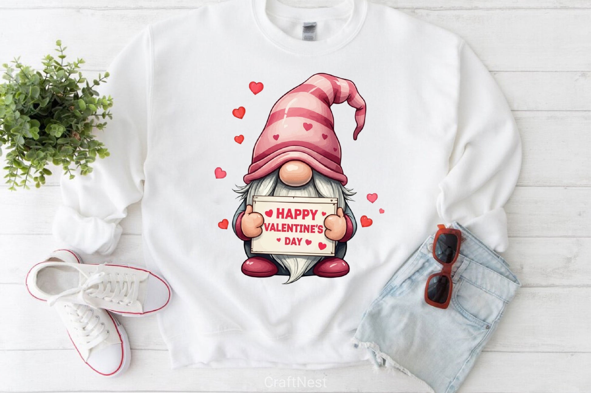 Valentine Gnome Clipart Bundle 6 - CraftNest - Digital Crafting and Art