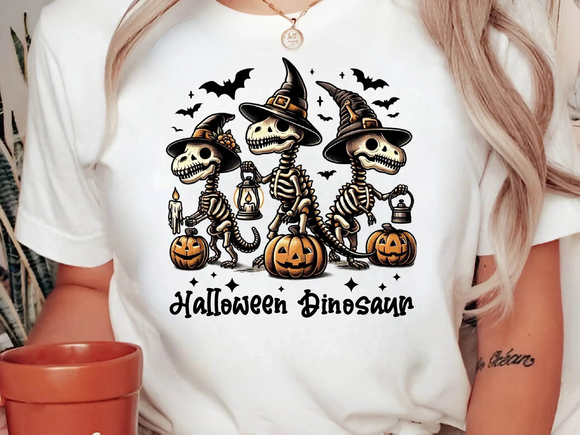 Halloween Dinosaur Halloween Dinosaur Clipart Bundle - CraftNest - Digital Crafting and Art