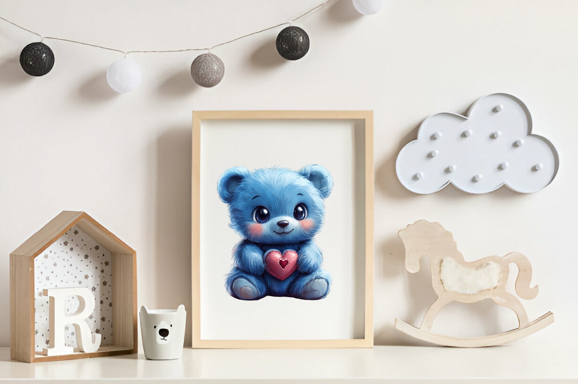 Blue Baby Boy Nursery Clipart Bundle 1 - CraftNest - Digital Crafting and Art