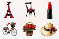 Parisian Summer Clipart Bundle 1 - CraftNest - Digital Crafting and Art