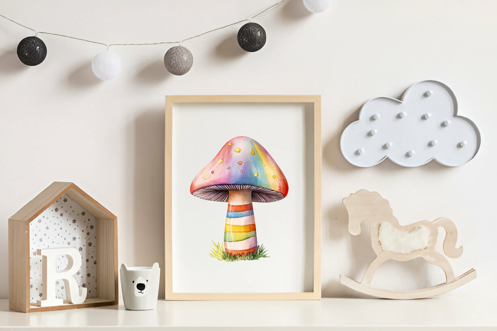Cute Magic Fairy Mushroom Clipart Bundle - CraftNest - Digital Crafting and Art