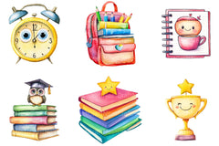 Back to School Sublimation Clipart - CraftNest - Digital Crafting and Art