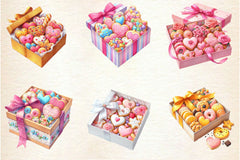 Cookie Gift Boxes Clipart Bundle - CraftNest - Digital Crafting and Art