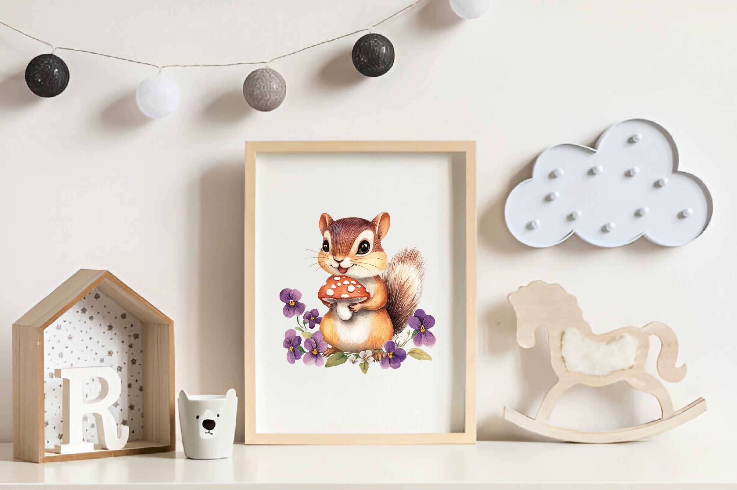 Sweet Woodland Floral Animal Creatures Clipart Bundle - CraftNest - Digital Crafting and Art