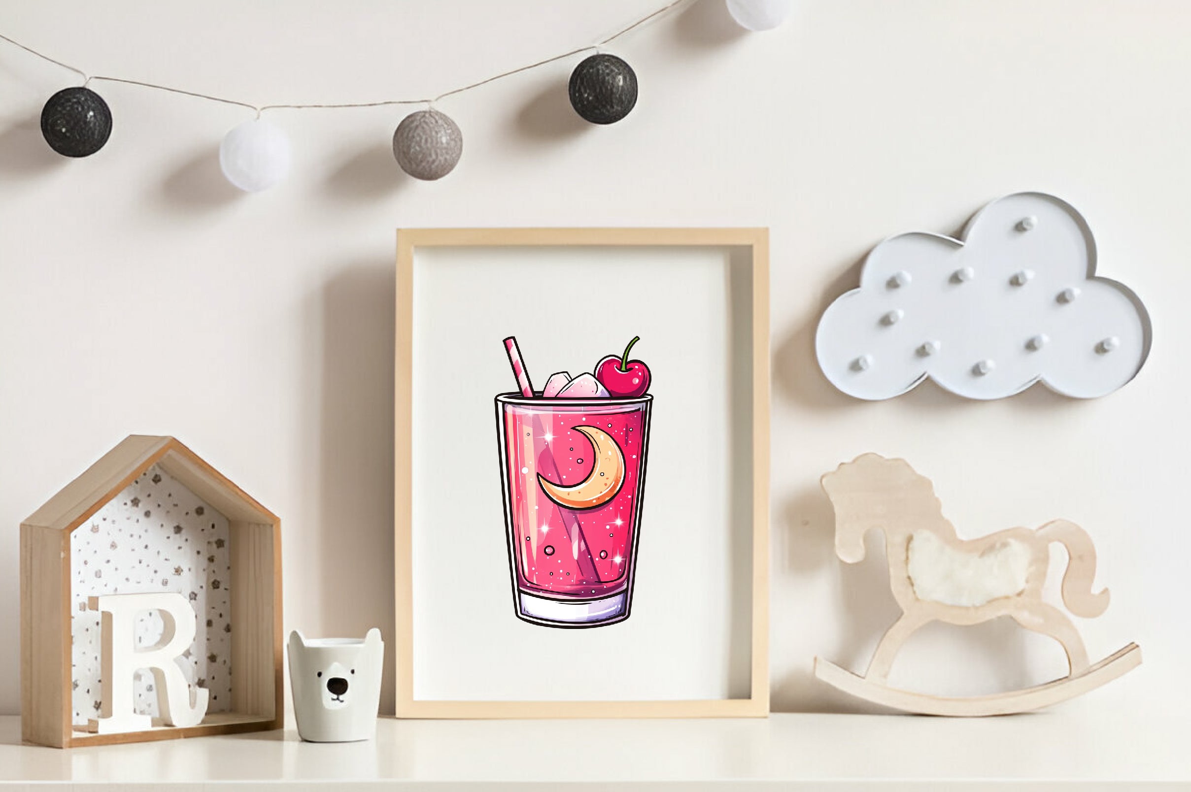 Cherry Red Magical Summer Clipart Bundle - CraftNest - Digital Crafting and Art