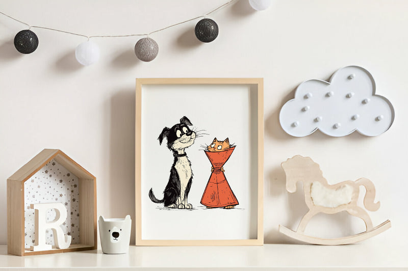 Funny Dog And Cat Love Ice Cream Clipart Bundle - CraftNest - Digital Crafting and Art