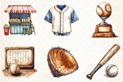 Baseball Clipart Bundle 1 - CraftNest - Digital Crafting and Art