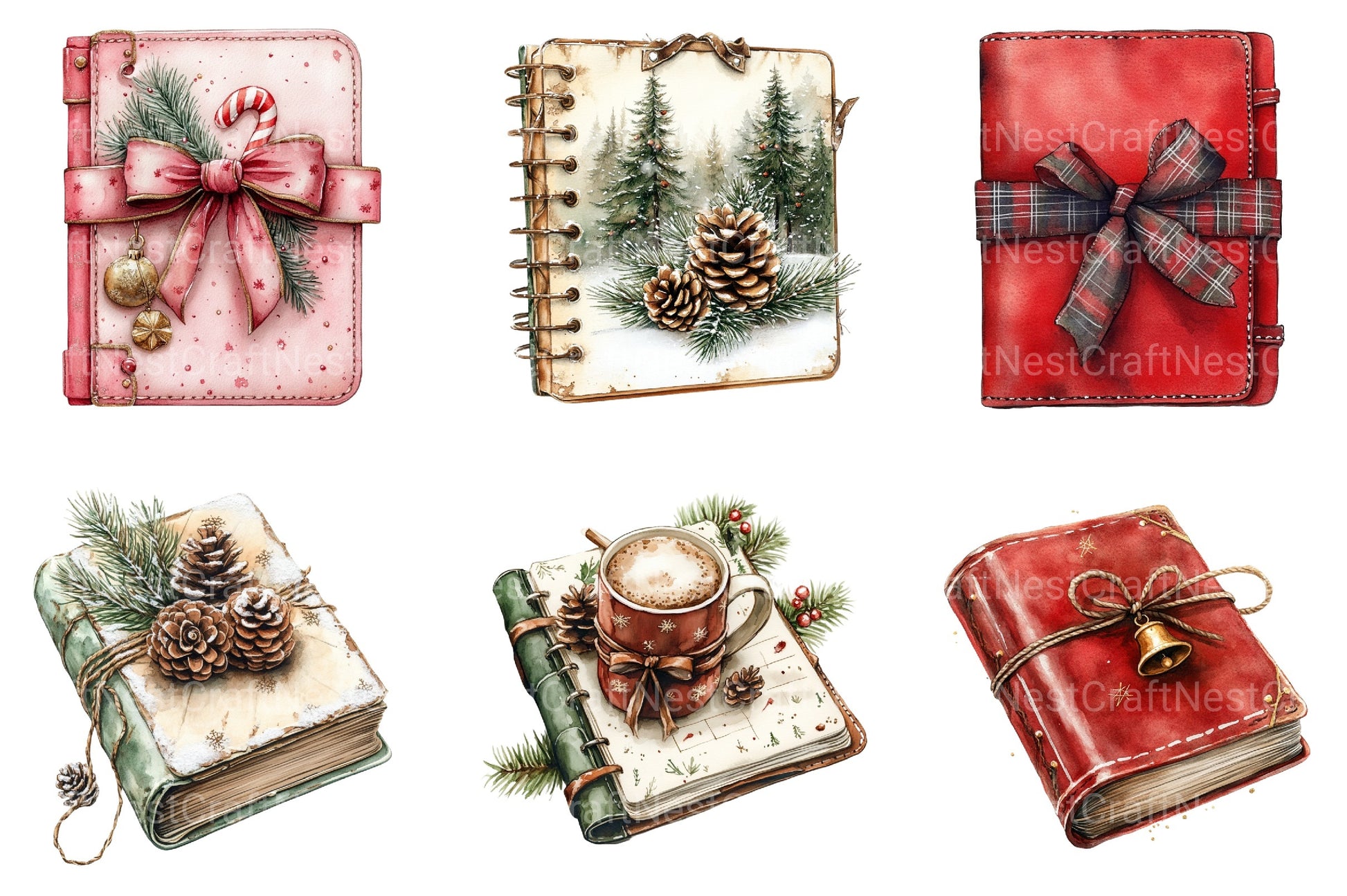 Cozy Christmas Planner Clipart Bundle 1 - CraftNest - Digital Crafting and Art