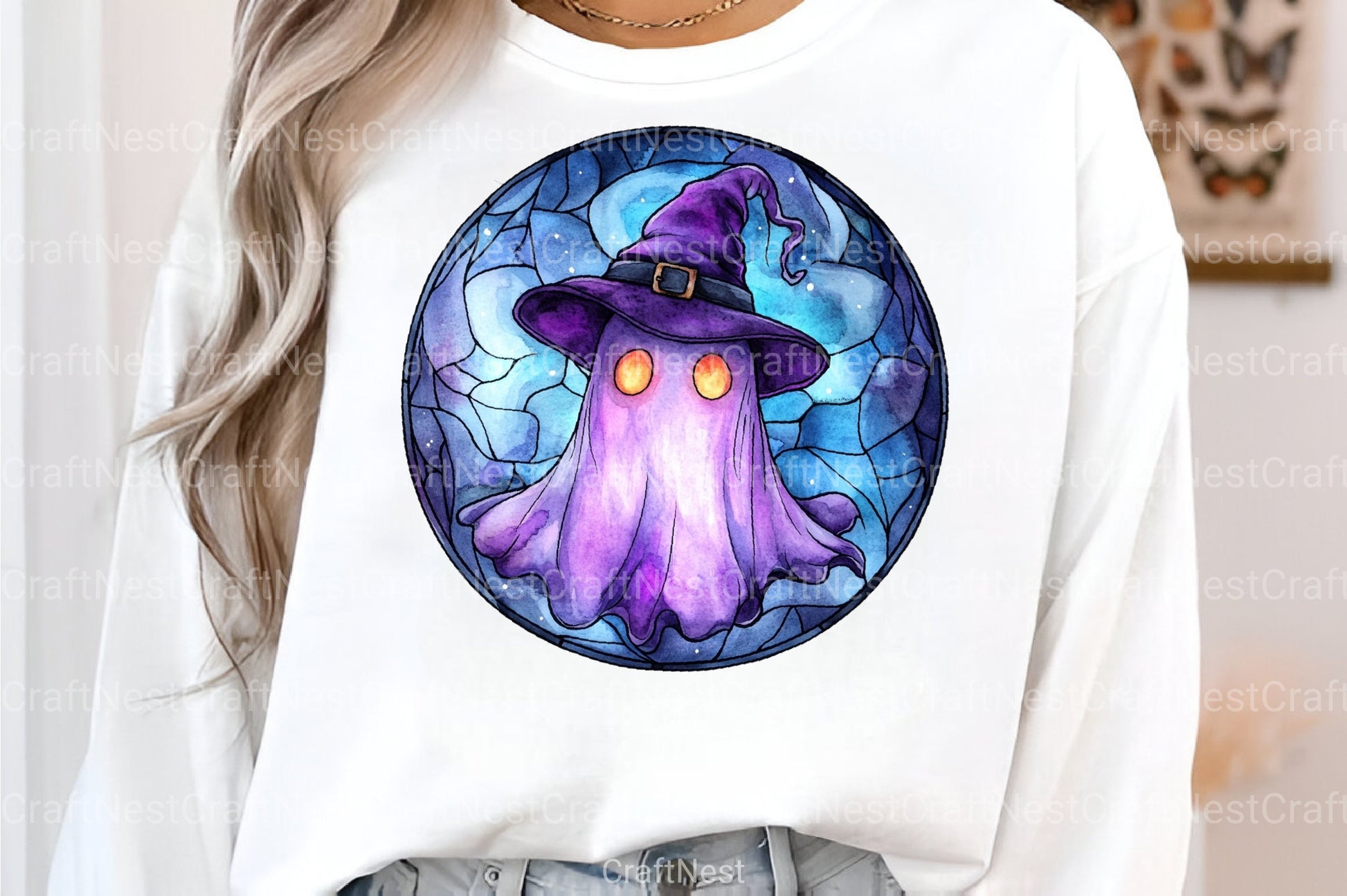 Cute Ghost Ornament Clipart Bundle - CraftNest - Digital Crafting and Art