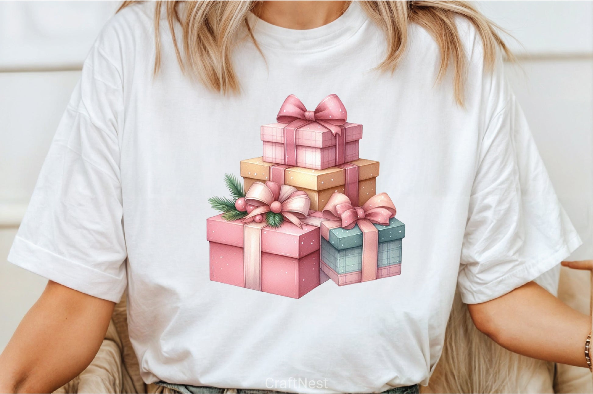 Pink Winter Clipart Bundle - CraftNest - Digital Crafting and Art