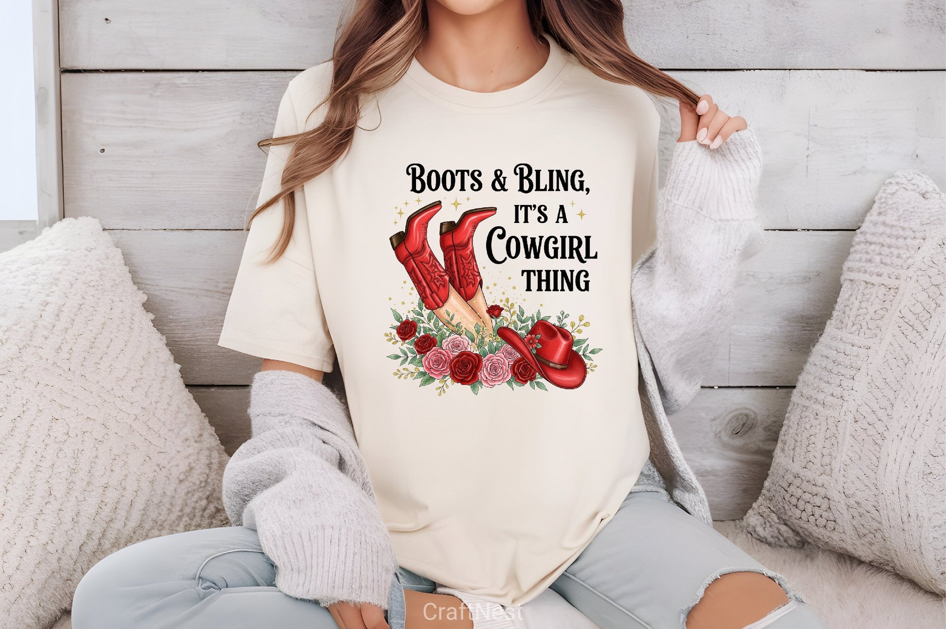 Cowgirl Boots & Bling Clipart Bundle 5 - CraftNest - Digital Crafting and Art