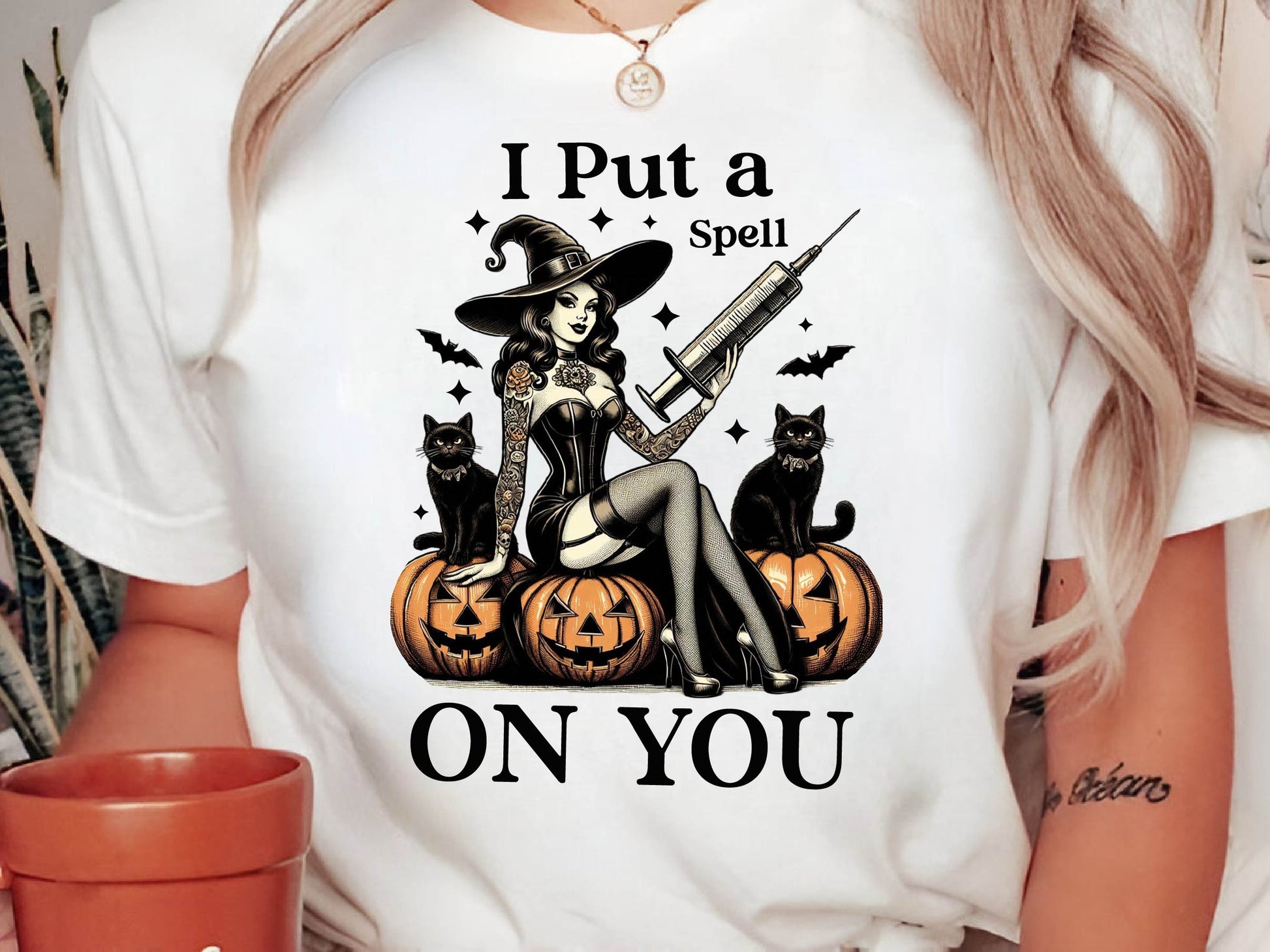 I Put A Spell On You Vintage Halloween Clipart Bundle - CraftNest - Digital Crafting and Art