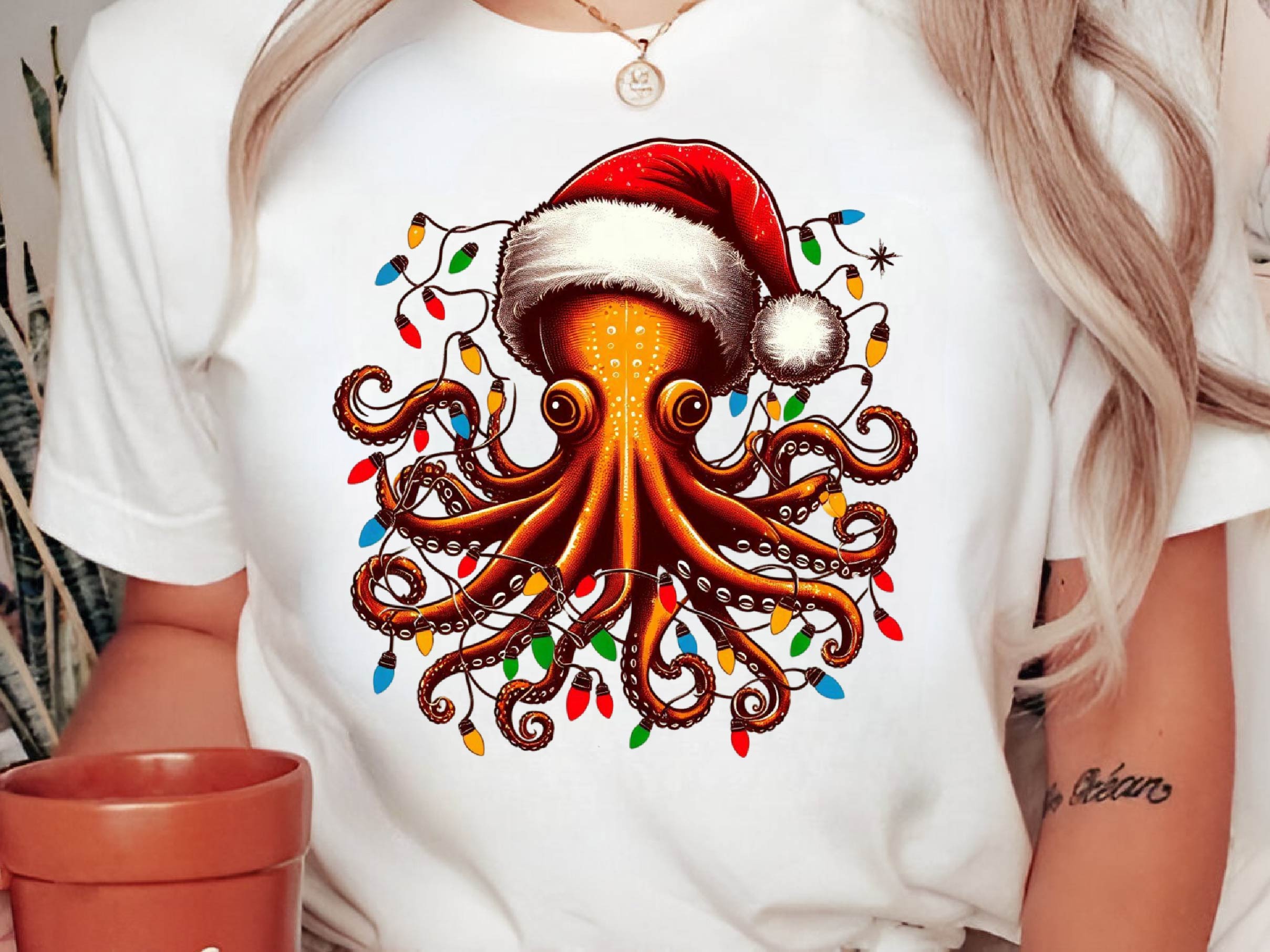 Christmas Octopus Clipart Bundle - CraftNest - Digital Crafting and Art