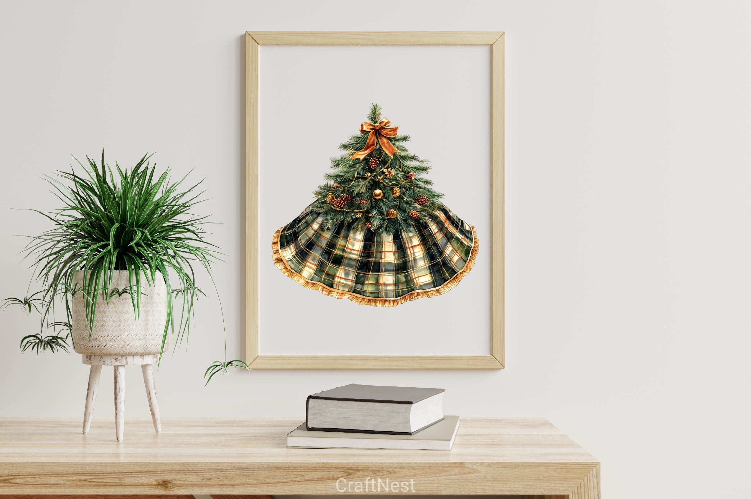 Luxury Plaid Christmas Clipart Bundle - CraftNest - Digital Crafting and Art