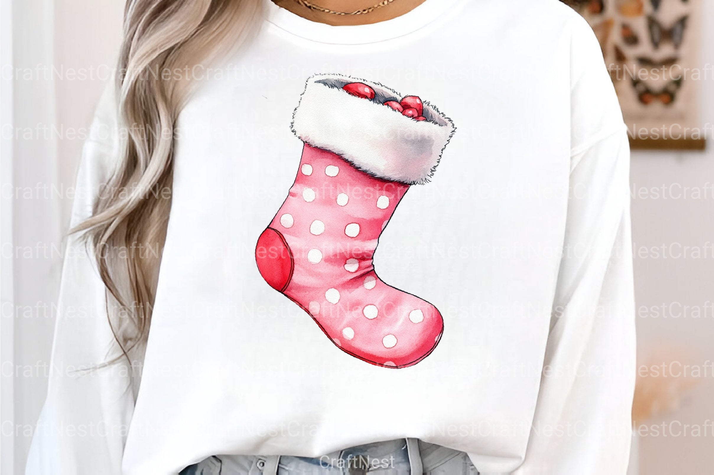 Whimsical Christmas Cute Holiday Illustrations Clipart Bundle - CraftNest - Digital Crafting and Art