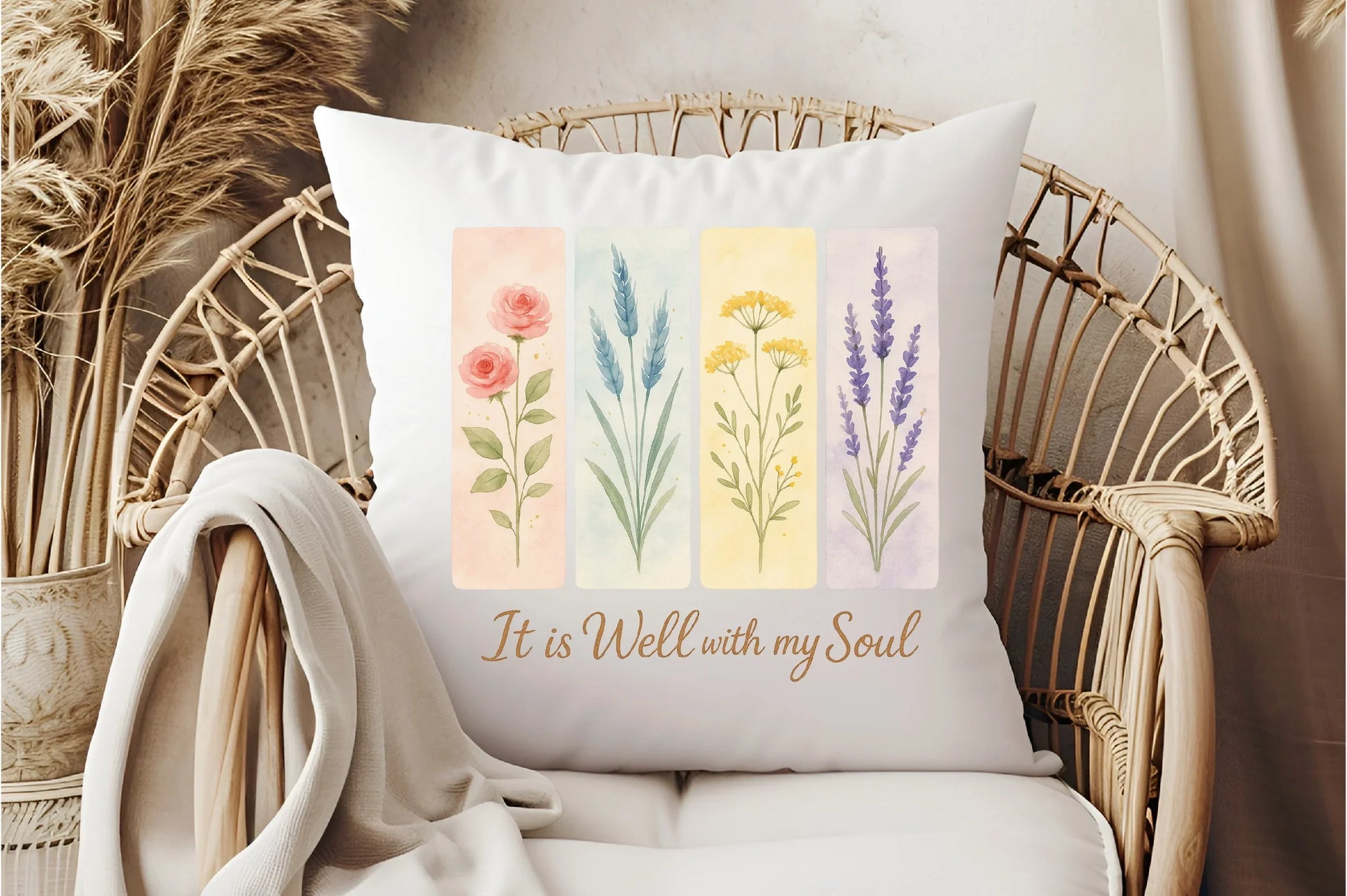 Brushstroke Floral Christian Flower Clipart Bundle - CraftNest - Digital Crafting and Art