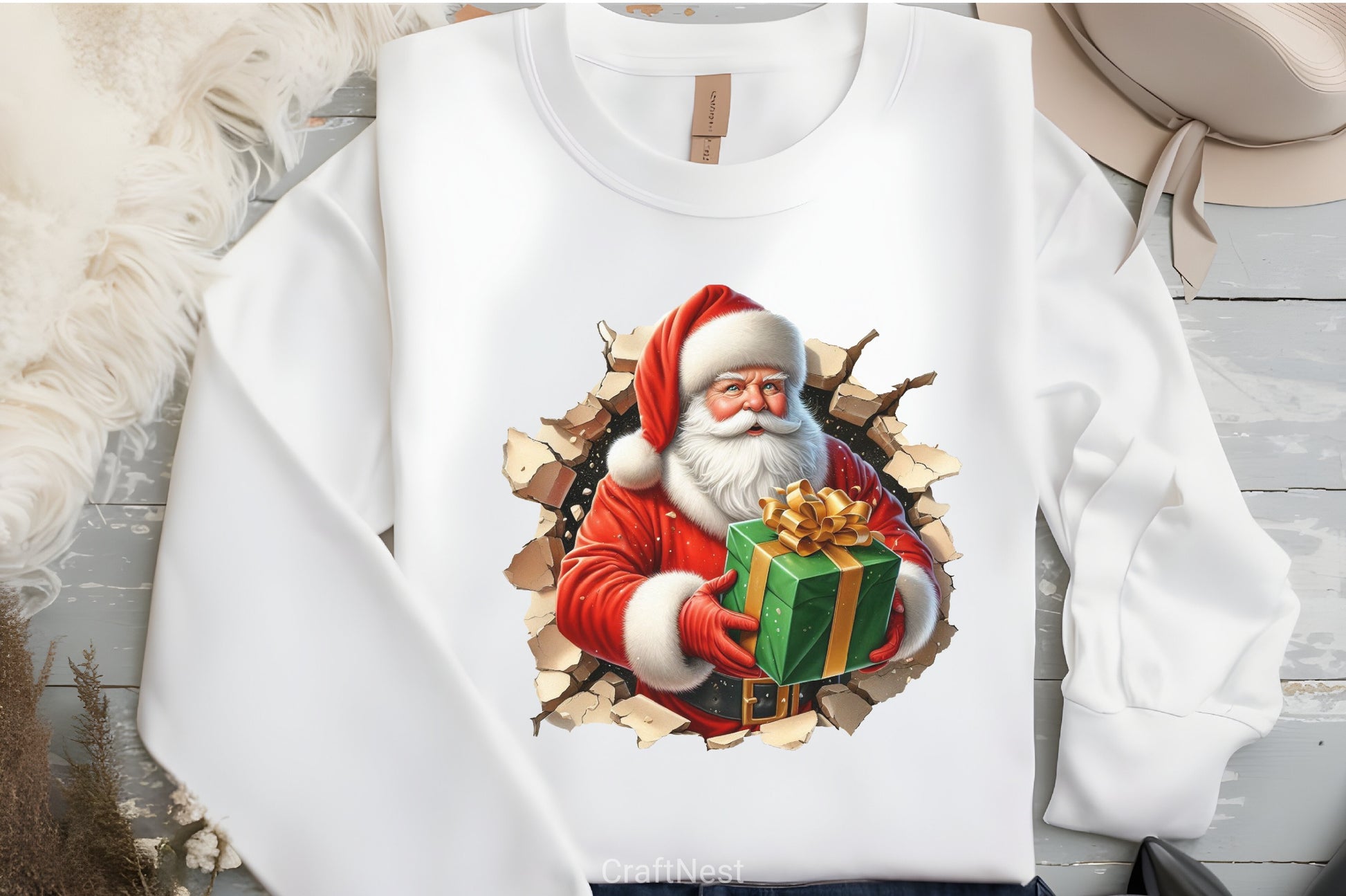 Christmas Santa Clipart Bundle 4 - CraftNest - Digital Crafting and Art