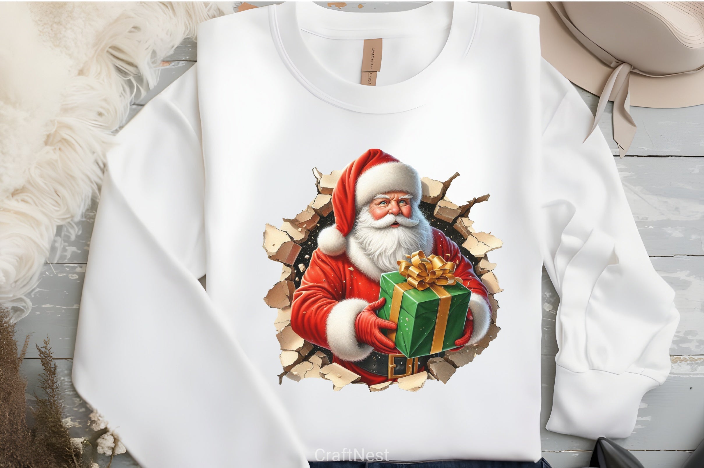 Christmas Santa Clipart Bundle 4 - CraftNest - Digital Crafting and Art