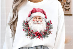 Pink Trendy Christmas Santa Clipart Bundle - CraftNest - Digital Crafting and Art