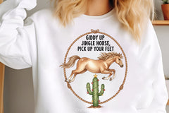 Giddy Up Jingle Horse Clipart Bundle - CraftNest - Digital Crafting and Art