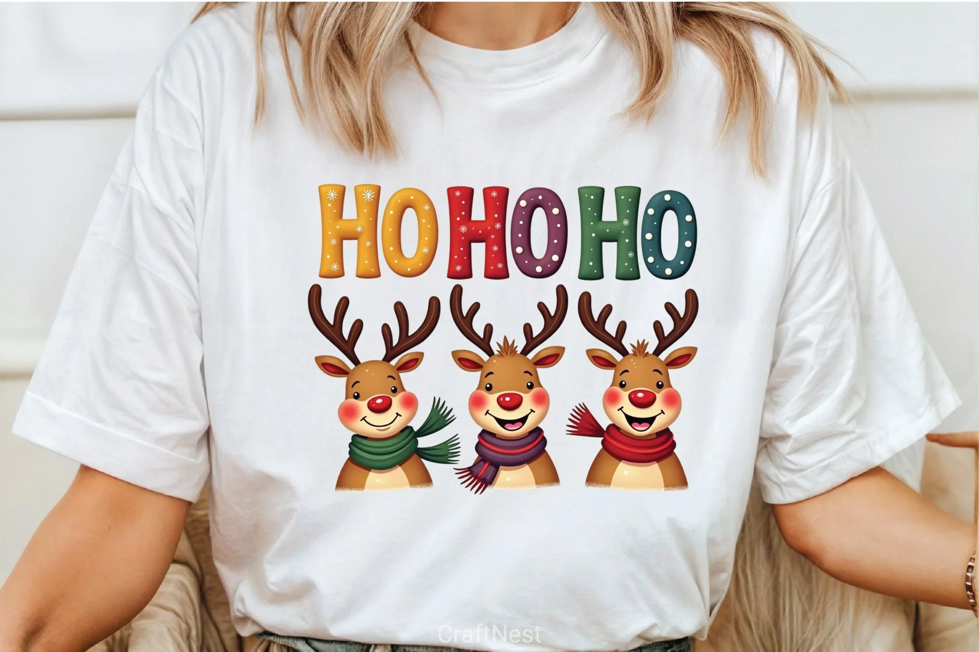 Ho Deer Reindeer Clipart Bundle - CraftNest - Digital Crafting and Art