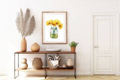 Yellow Poppy Flower Clipart Bundle - CraftNest - Digital Crafting and Art