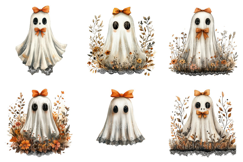 Girly Spooky Season Clipart Bundle - CraftNest - Digital Crafting and Art