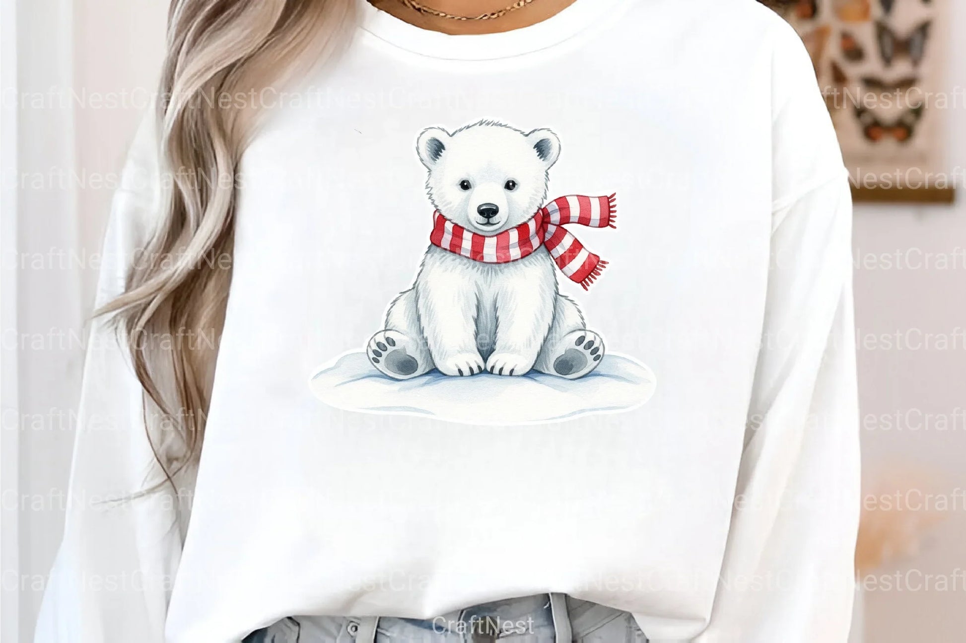 Polar Bear Christmas Clipart Bundle 2 - CraftNest - Digital Crafting and Art