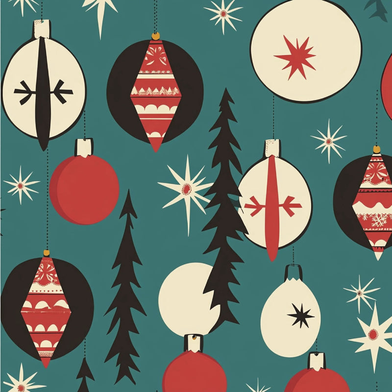 Minimalist Retro Christmas Patterns Clipart Bundle - CraftNest - Digital Crafting and Art