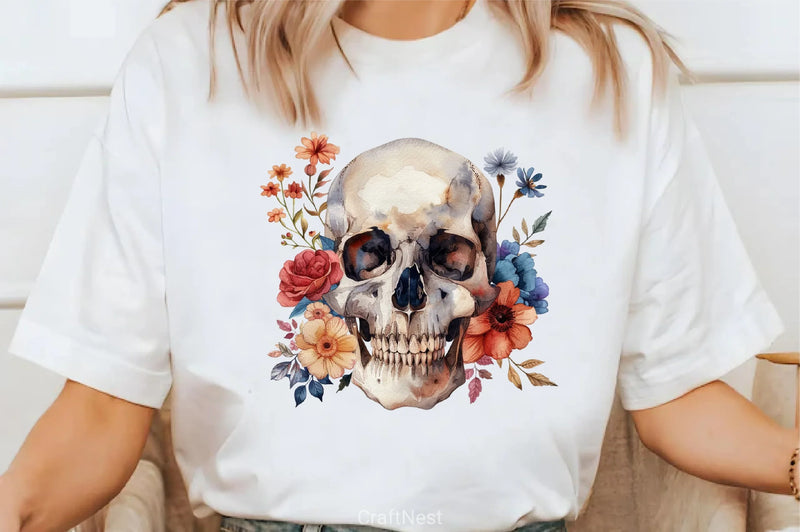 Floral Halloween Clipart Bundle - CraftNest - Digital Crafting and Art