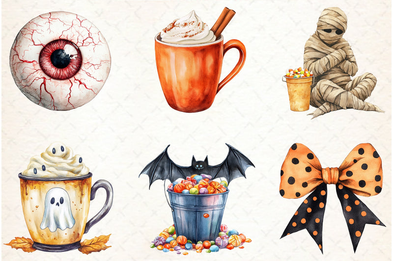 Halloween Clipart Bundle 2 - CraftNest - Digital Crafting and Art