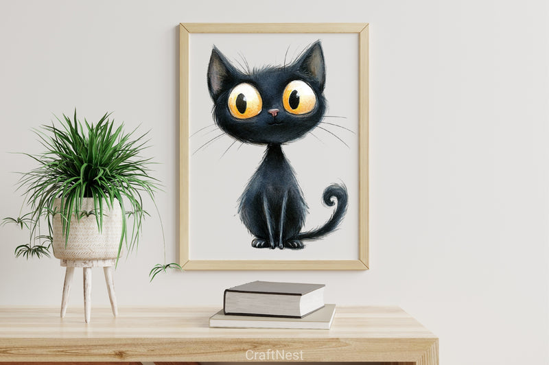 Black Cat Clipart Bundle - CraftNest - Digital Crafting and Art