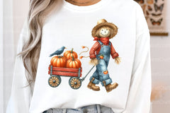 Scarecrow Autumn Fall Halloween Clipart Bundle - CraftNest - Digital Crafting and Art